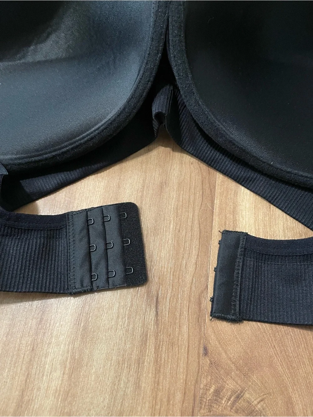Aeropostale Black Ribbed Wireless Bralette Logo Straps Size 2X